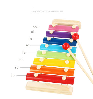 Xylophone en bois Toy Music Instrument Non Toxic d'enfants unisexes de bébé