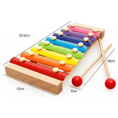 Xylophone en bois Toy Music Instrument Non Toxic d'enfants unisexes de bébé