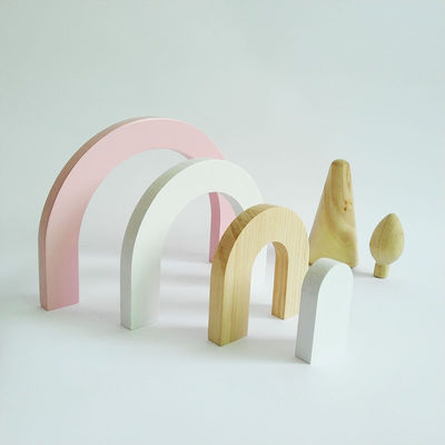 Le puzzle du jeu 3D de 25.5CM bloque pour l'ensemble en bois de bloc de bébé d'enfants en bas âge