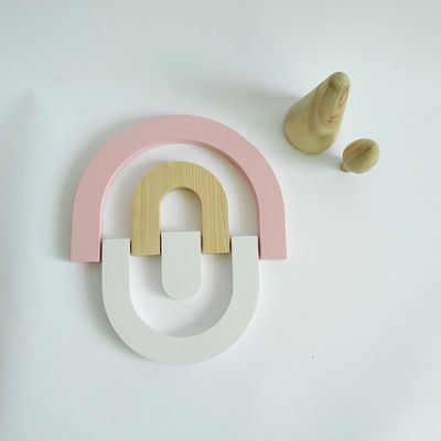 Le puzzle du jeu 3D de 25.5CM bloque pour l'ensemble en bois de bloc de bébé d'enfants en bas âge