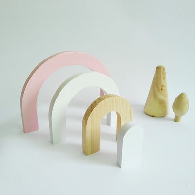 Le puzzle du jeu 3D de 25.5CM bloque pour l'ensemble en bois de bloc de bébé d'enfants en bas âge