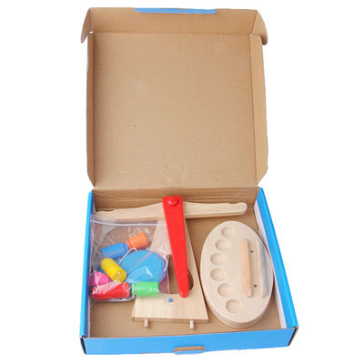 Pesage de l'échelle en bois Toy Montessori Balance Scale d'équilibre de 10CM