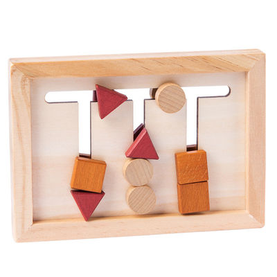 jeu de étude préscolaire géométrique Montessori de bébé de 2cm de maths en bois de jouets