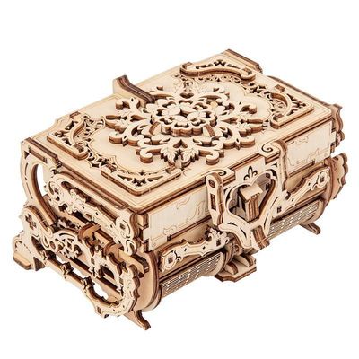 Puzzles 3d mécaniques en bois de puzzles en bois mécaniques de la personnalité 3.94in