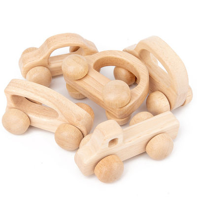 Voiture ISO9001 Toy Police Montessori en bois unisexe de hêtre