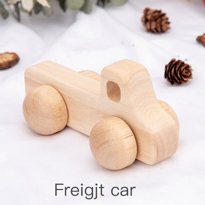 Voiture ISO9001 Toy Police Montessori en bois unisexe de hêtre