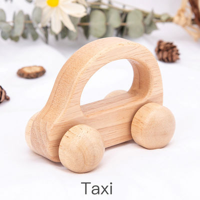 Voiture ISO9001 Toy Police Montessori en bois unisexe de hêtre