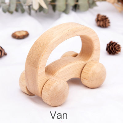 Voiture ISO9001 Toy Police Montessori en bois unisexe de hêtre