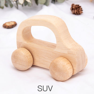 Voiture ISO9001 Toy Police Montessori en bois unisexe de hêtre