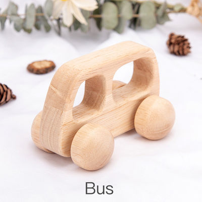 Voiture ISO9001 Toy Police Montessori en bois unisexe de hêtre