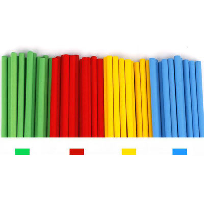 Toxique en bois de Toy Montessori Counting Blocks Non de maths de Digital 23cm de nombre