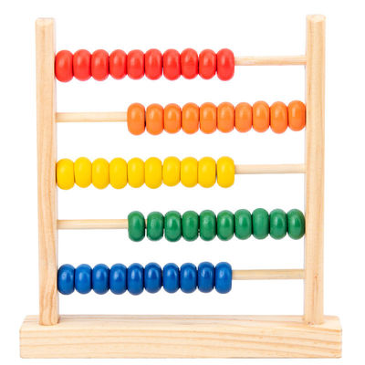 perle 3D 15cm en bois géométrique comptant l'enfant Toy Numbers Counting d'abaque