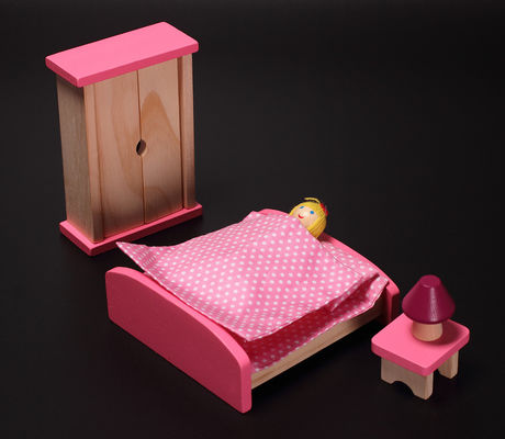 Jouets en bois  Dream House de Chambre de poupée de château des enfants ISO9001
