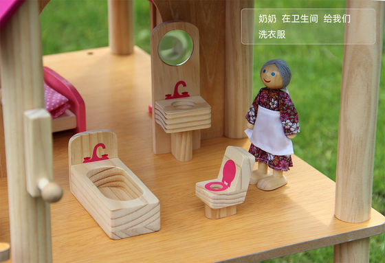 Jouets en bois  Dream House de Chambre de poupée de château des enfants ISO9001