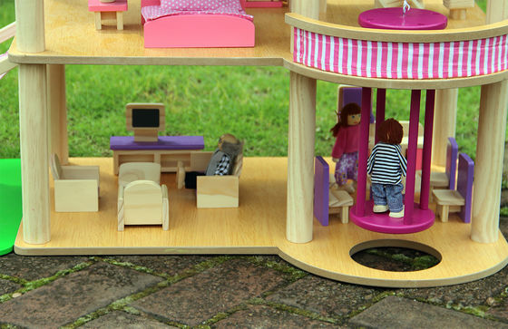Jouets en bois  Dream House de Chambre de poupée de château des enfants ISO9001