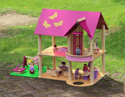Jouets en bois  Dream House de Chambre de poupée de château des enfants ISO9001