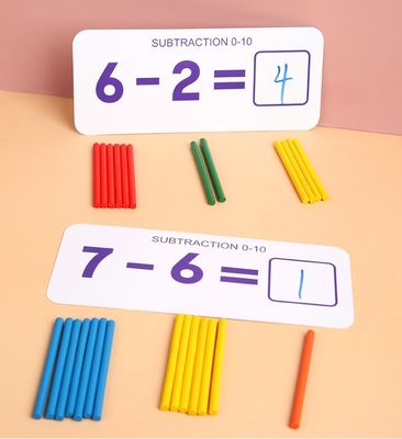 15cm non-toxique Montessori comptant le conseil en bois de multiplication de conseil