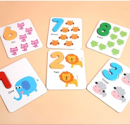 15cm non-toxique Montessori comptant le conseil en bois de multiplication de conseil