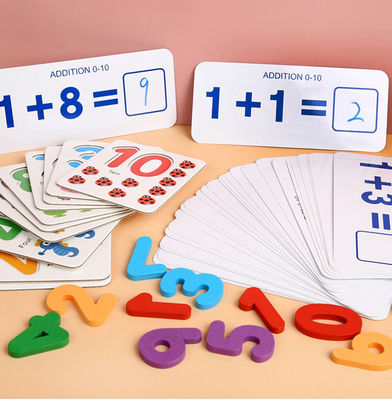 15cm non-toxique Montessori comptant le conseil en bois de multiplication de conseil