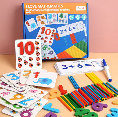15cm non-toxique Montessori comptant le conseil en bois de multiplication de conseil