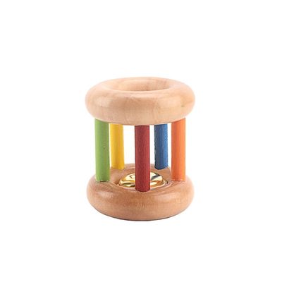Instruments musicaux en bois BeBe Tambor de jouets de la clochette 15CM