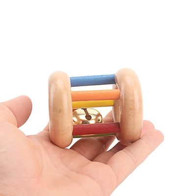 Instruments musicaux en bois BeBe Tambor de jouets de la clochette 15CM