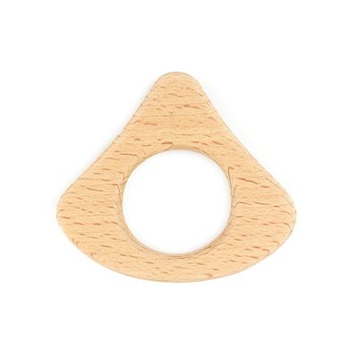 La clochette 6 avancent le bois petit à petit de hêtre sûr en bois de Teethers Tambor Teether
