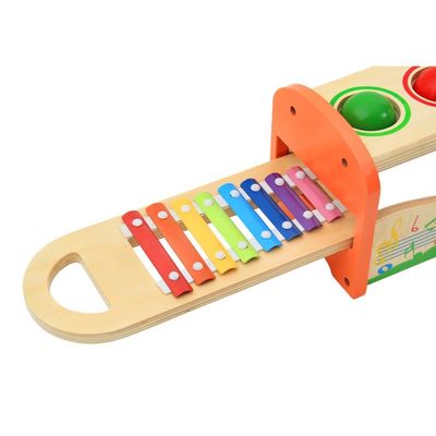Bébé en bois de xylophone de huit jouets musicaux en bois des notes 15cm