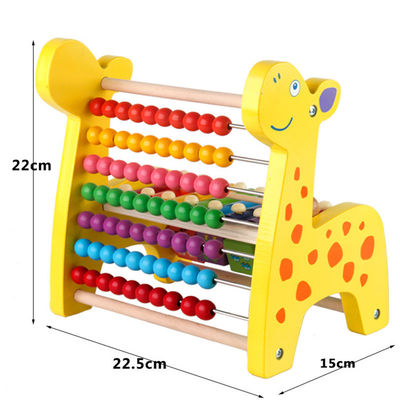 Le musical en bois d'enfant en bas âge unisexe joue le xylophone en bois de bébé
