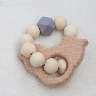 Dentition Ring Personalised Organic Wooden Teethers de crochet de bijoux