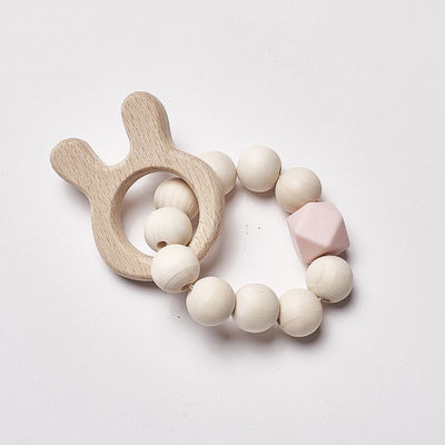 Dentition Ring Personalised Organic Wooden Teethers de crochet de bijoux