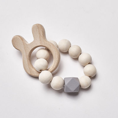 Dentition Ring Personalised Organic Wooden Teethers de crochet de bijoux