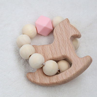 Dentition Ring Personalised Organic Wooden Teethers de crochet de bijoux