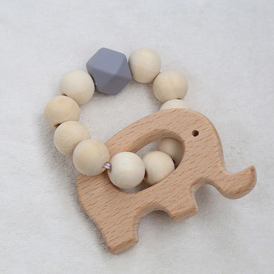 Dentition Ring Personalised Organic Wooden Teethers de crochet de bijoux