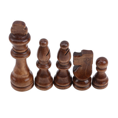 Le contrôleur en bois d'échiquier de cru des enfants 70mm a placé des jeux de divertissement