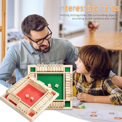 Jeu d'échecs en bois des enfants 91mm de pièces d'échecs de famille d'enfants en bois d'activité
