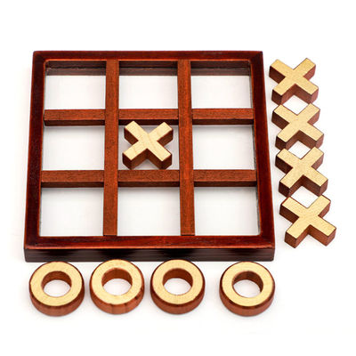 Jeu d'échecs en bois d'antiquité du divertissement 91mm et enfant de parent de conseil interactif