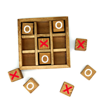 Jeu en bois d'interaction de pièces d'échecs du divertissement 3cm unisexe