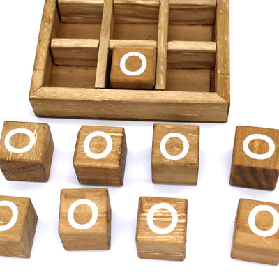 Jeu en bois d'interaction de pièces d'échecs du divertissement 3cm unisexe