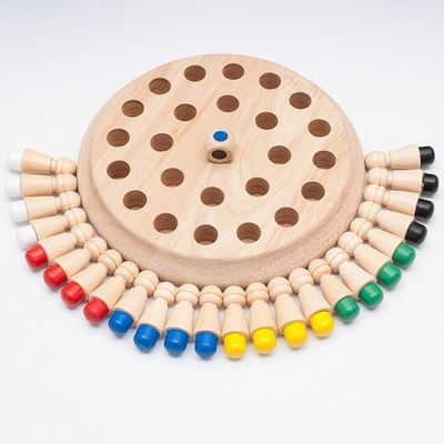 échecs en bois en bois d'allumette de mémoire du bloc 4cm d'échecs de mémoire de jouets de 1.6in