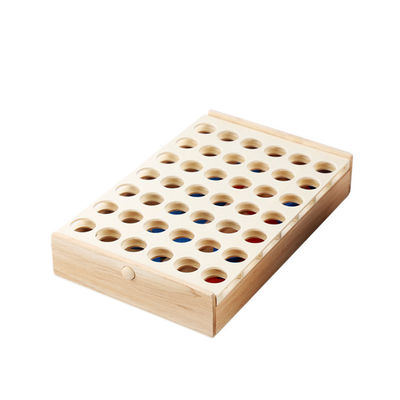 Les pièces d'échecs 4cm en bois éducatives de rangée ont placé le cadeau d'anniversaire d'enfants