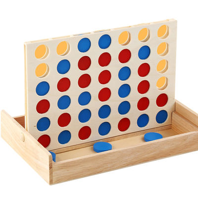 Les pièces d'échecs 4cm en bois éducatives de rangée ont placé le cadeau d'anniversaire d'enfants