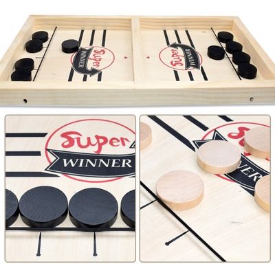 Puck Unisex Wooden Chess Pieces vieillit l'hockey en bois de la bride 4