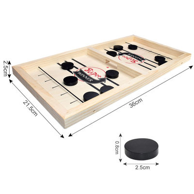 Puck Unisex Wooden Chess Pieces vieillit l'hockey en bois de la bride 4