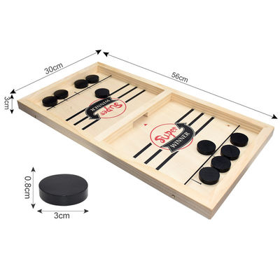 Puck Unisex Wooden Chess Pieces vieillit l'hockey en bois de la bride 4