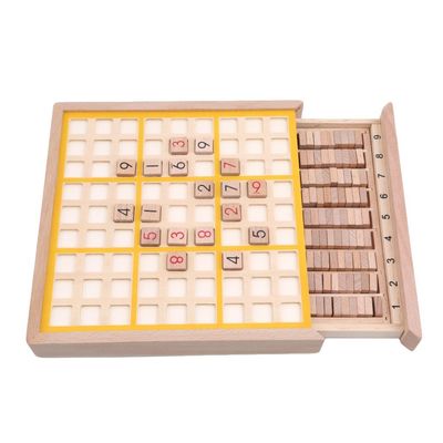 Pièces d'échecs en bois des contrôleurs 3.8cm de hêtre pliant l'échiquier en bois