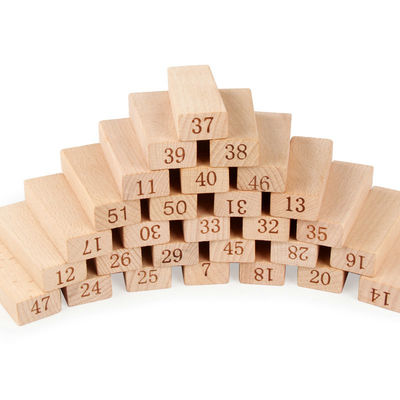 Le rondin de Digital 51PCS bloc constitutif des blocs de Jenga de dominos