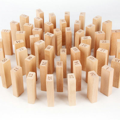 Le rondin de Digital 51PCS bloc constitutif des blocs de Jenga de dominos