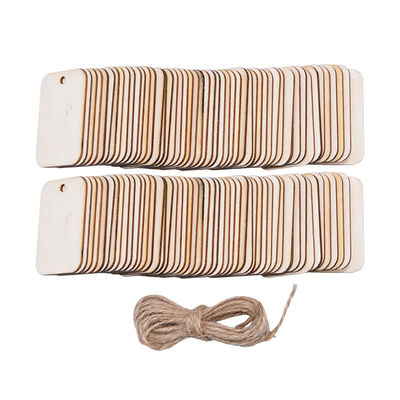 Rectangle en bois non fini Mini Wooden Cubes de métiers de la place 3.5cm