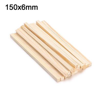 Comptant les métiers 30Pcs en bois non finis ajustent Rods en bois
